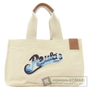 Loewe Paulas Ibiza Canvas Tote Bag